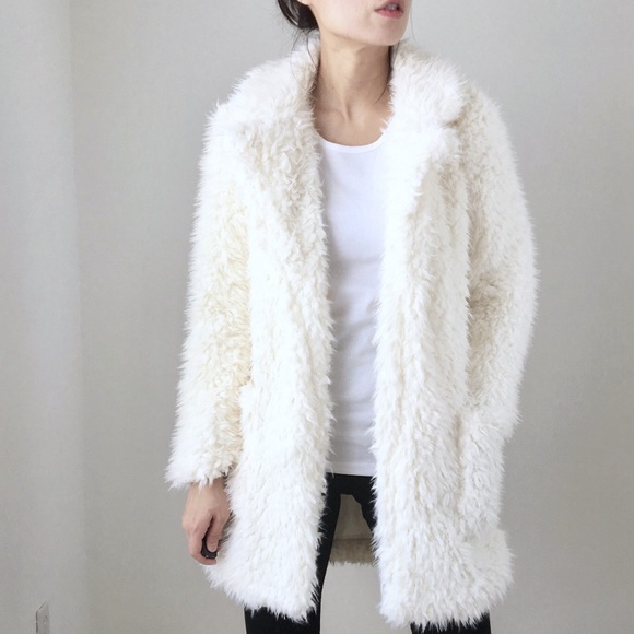 CHICBOMB Jackets & Blazers - Blizz Plush faux fur shaggy teddy coat